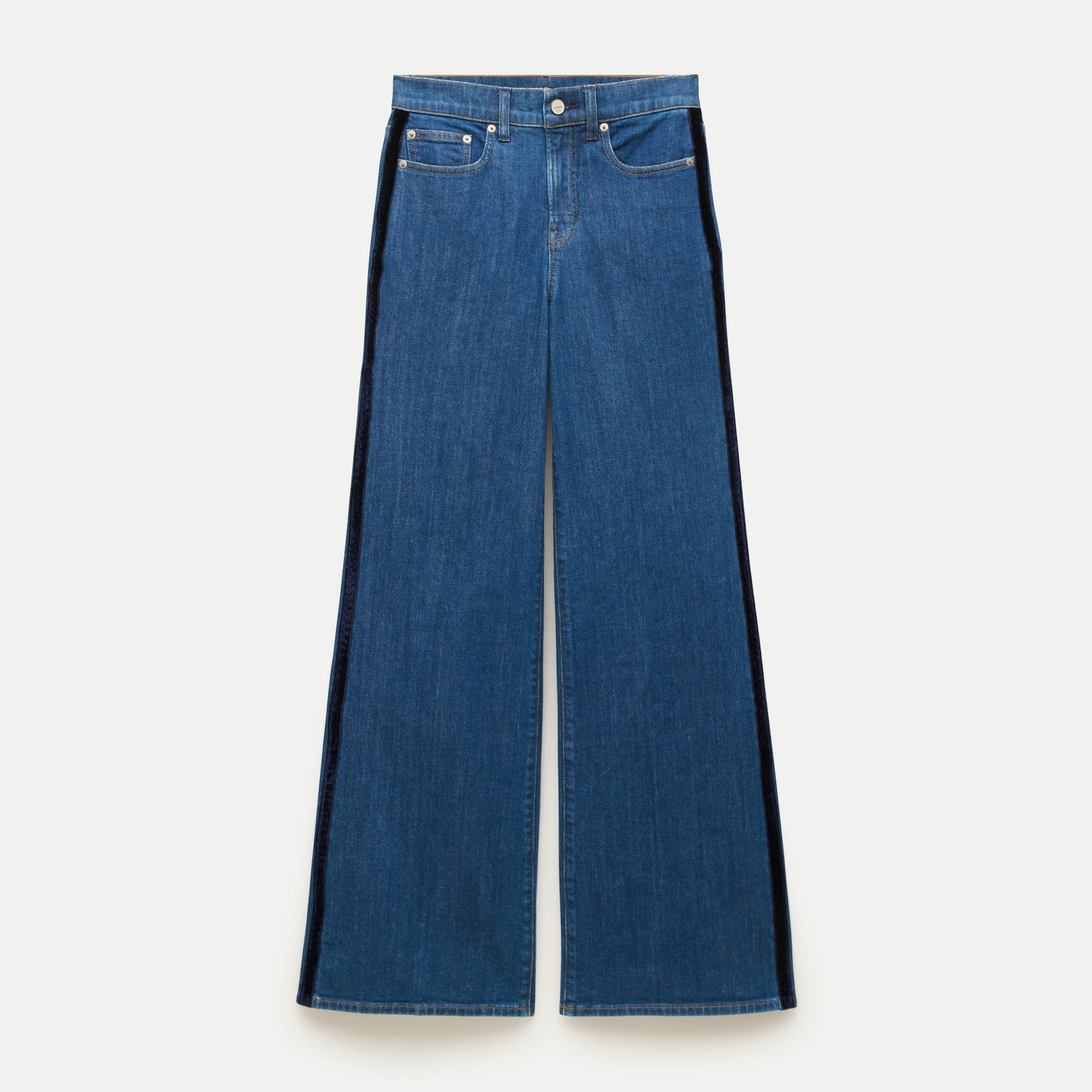 Denim trouser jean with corduroy stripe | J. Crew US