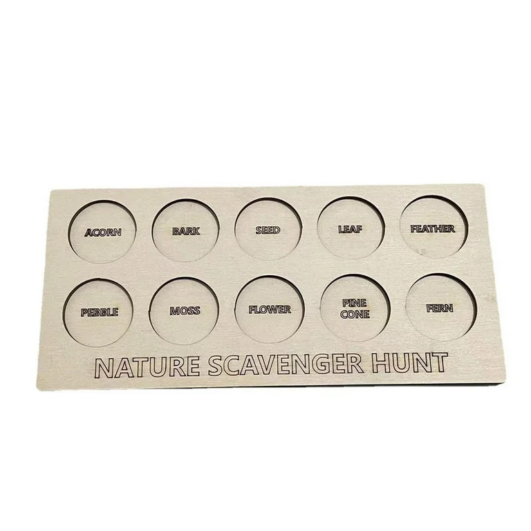 WRKEKC Learning Toys Wooden Board Kids Outdoor Toys Exploring Find Nature Finding Parent-Child In... | Walmart (US)