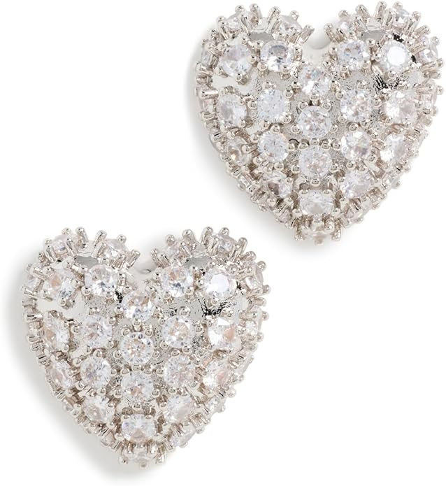 Women's Heart Crystal Earrings | Amazon (US)