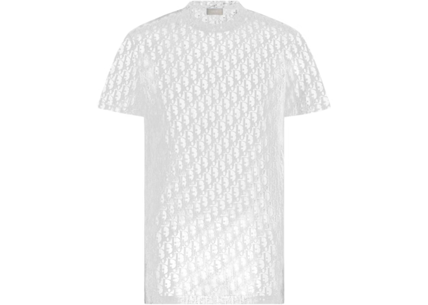 Dior Sheer Oblique T-Shirt White | StockX