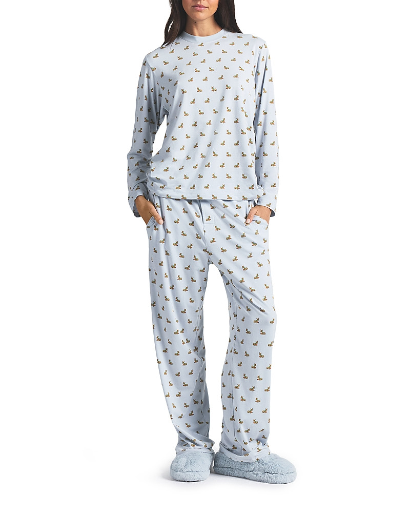 Skims Boyfriend Long Sleeve Tee & Pants Set | Bloomingdale's (US)