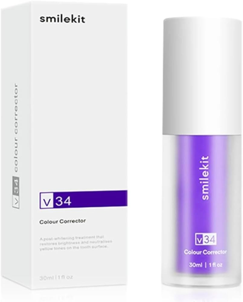 Sensitive Teeth Purple Color Corrector Toothpaste for Teeth Post Strips Removes Stains Achieving ... | Amazon (US)