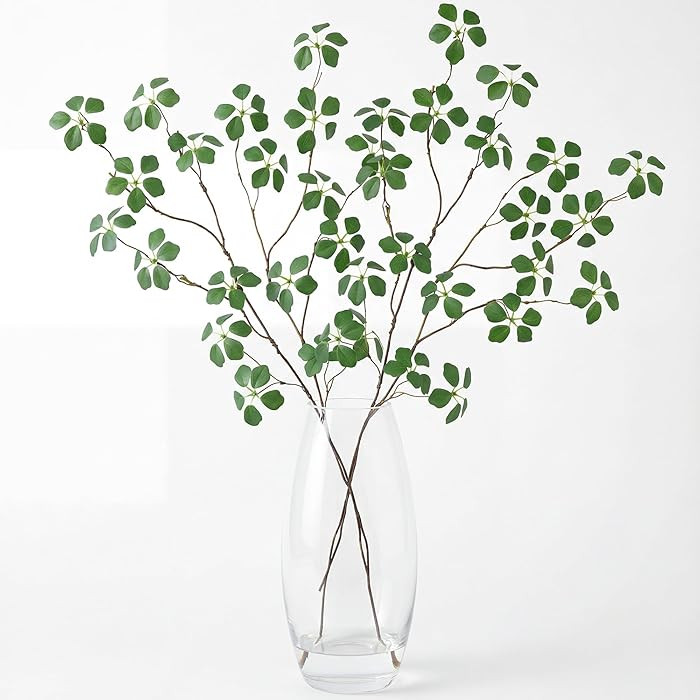 2PCS Fake Plants Stems, 33.5" Fake Greenery Stems Artificial Plants Stems for Vase Filler Decorat... | Amazon (US)