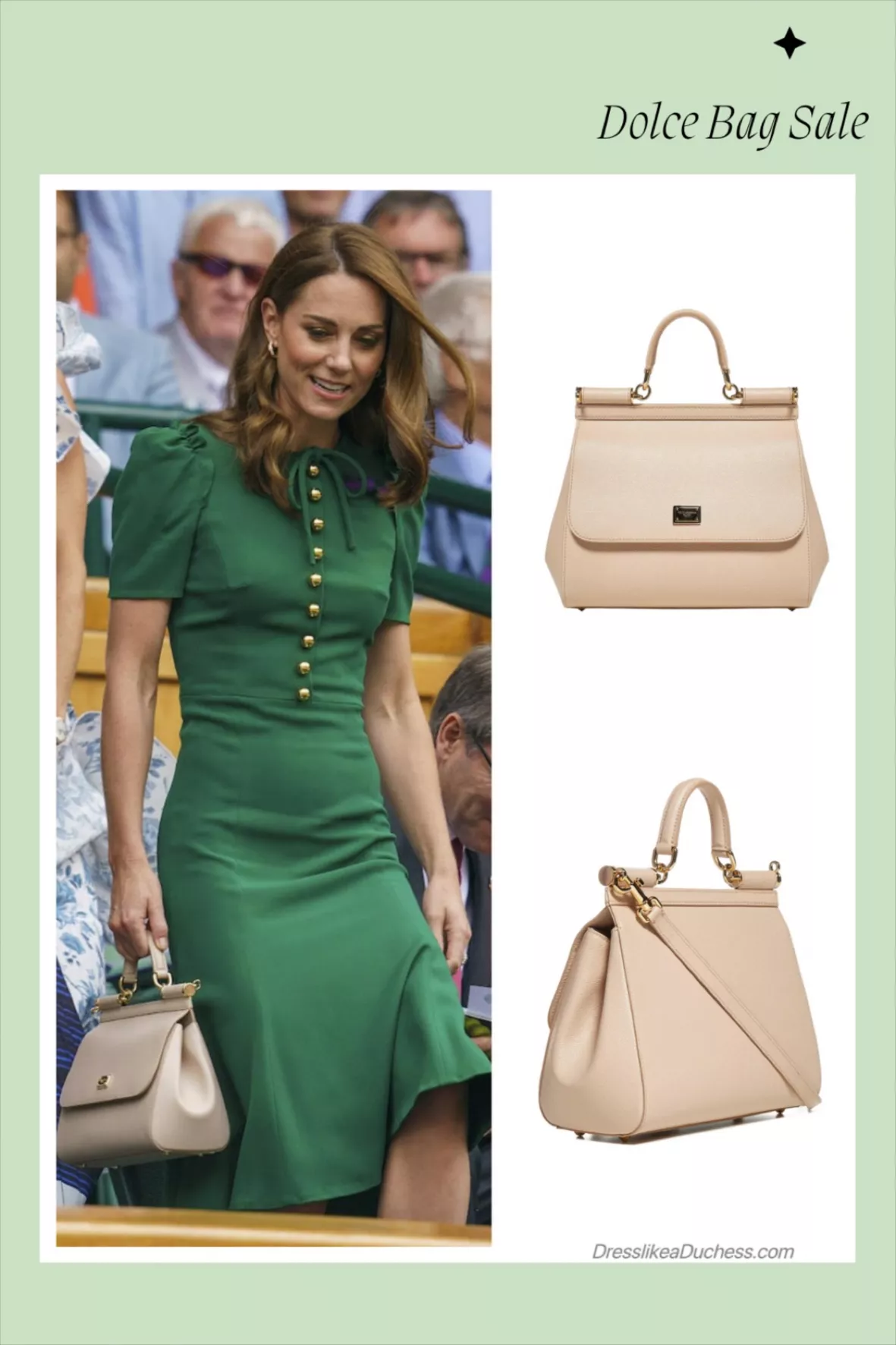 Kate Middleton's Dolce & Gabbana Sicily Top-Handle Bag in Pink