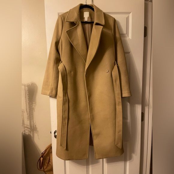 H&M Wool Trenchcoat | Poshmark