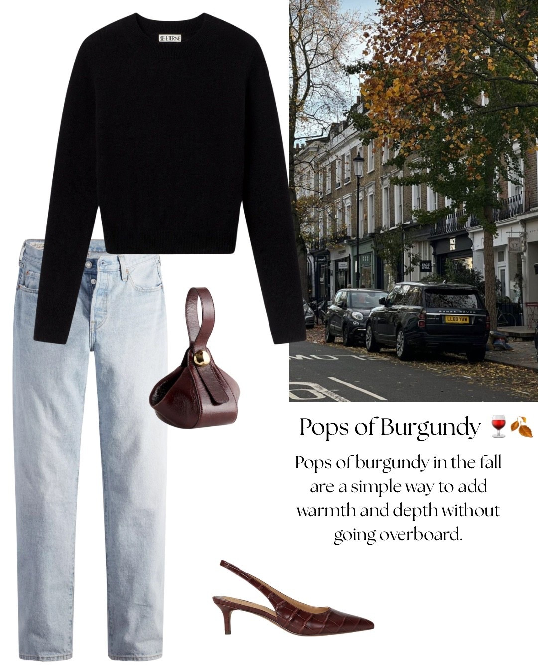 Pops of Burgundy 🍷 