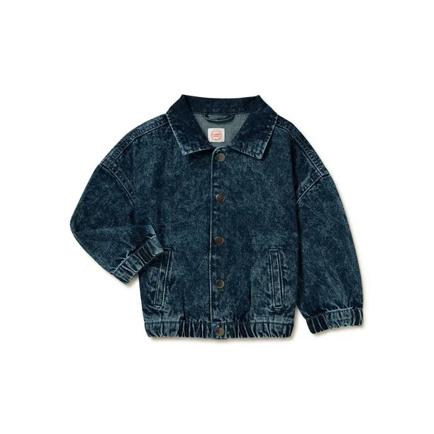Wonder Nation Toddler Boys Denim Jacket, Sizes 12M-5T | Walmart (US)