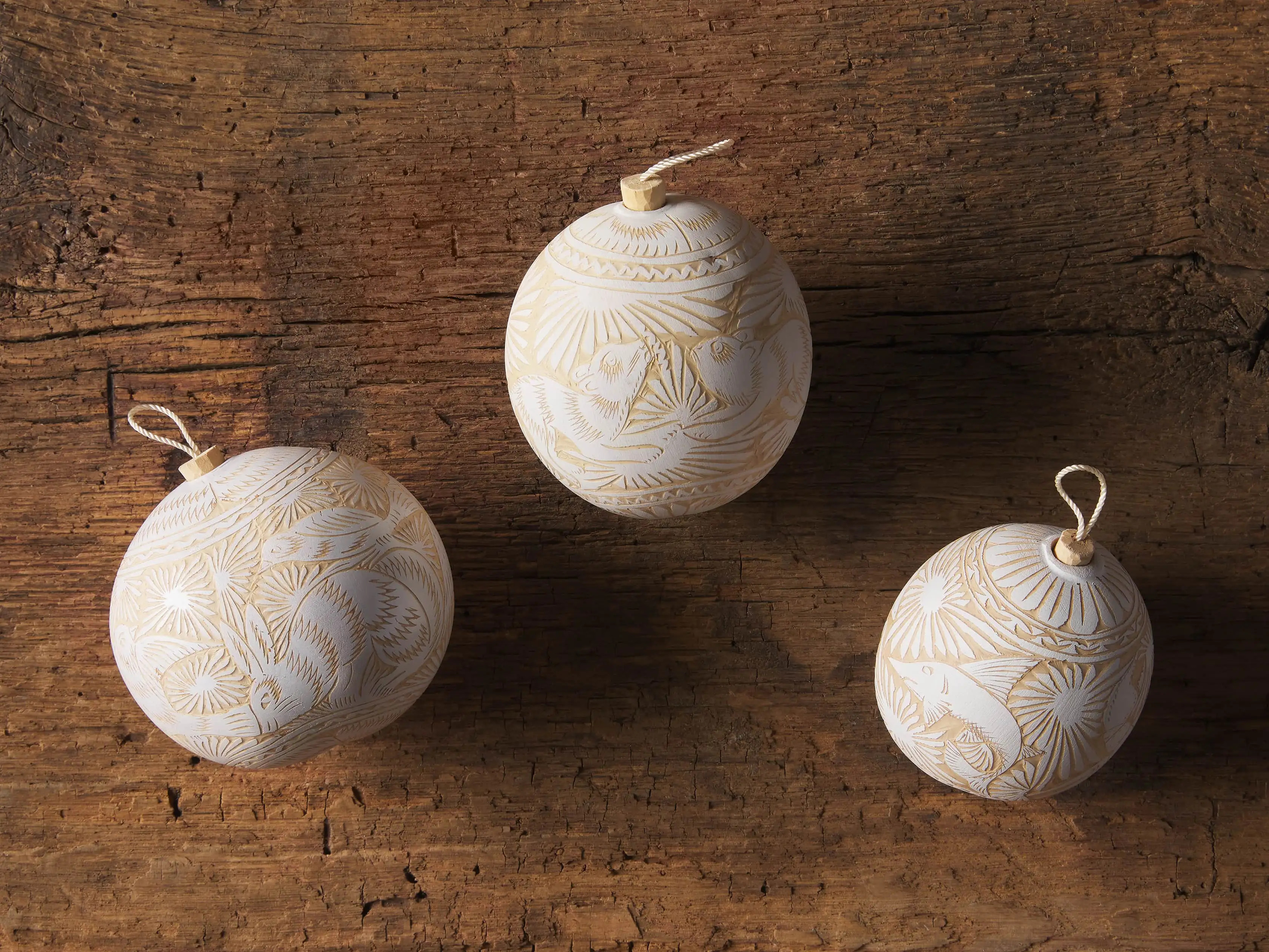 Mixteca Oranaments (Set of 3) | Arhaus