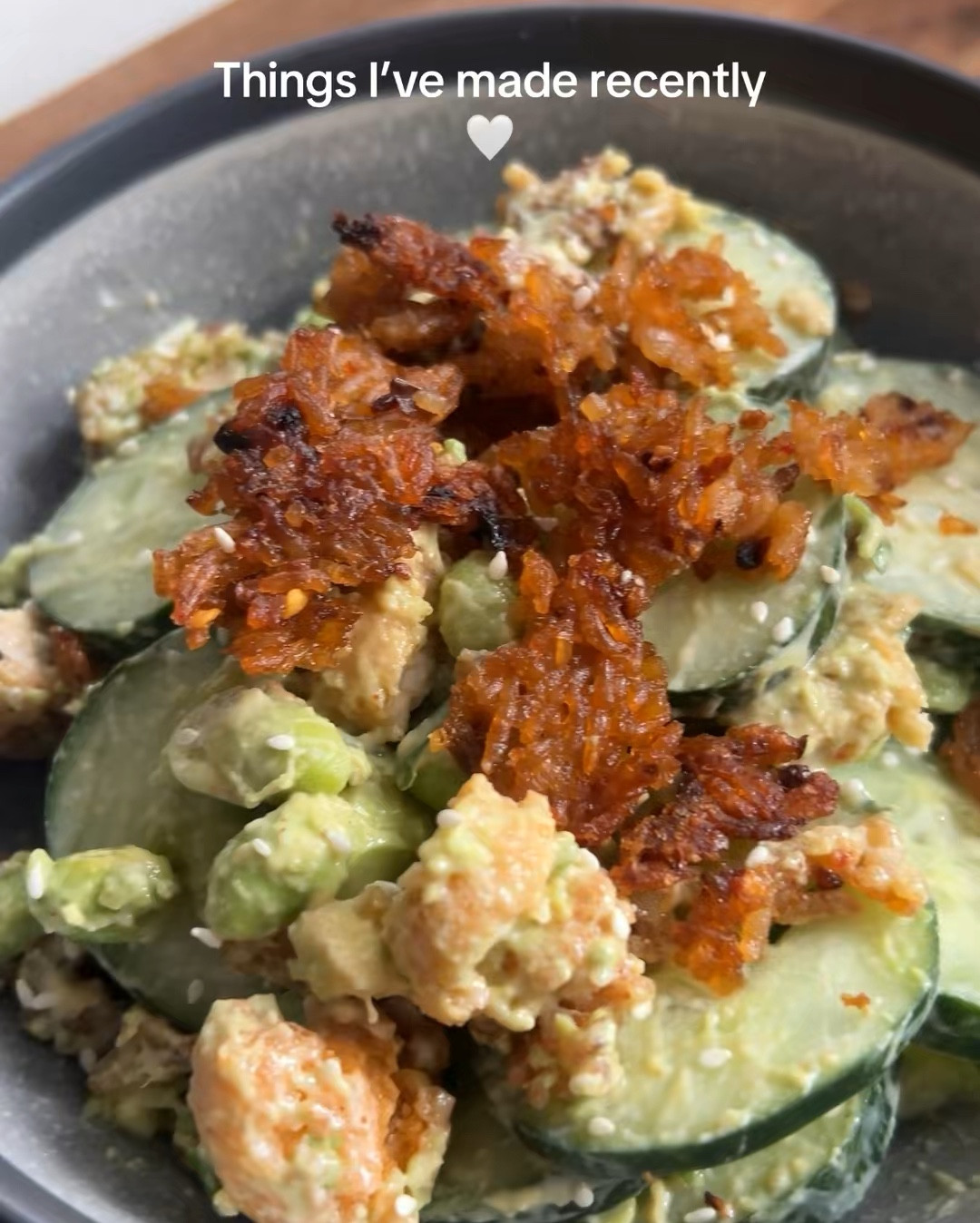 just some fun things I’ve made as someone who prioritizes healthy eating! Pizza for balance. 😉 
-crispy rice sweet chili chicken salad (recipe on my page)
-citrus ginger salmon bowl with rice and broccoli 
-sweet potato beef taco bowl (super high fiber) 
-brownie batter overnight oat breakfast bowl with strawberries
-a half meatball, half vodka sauce pizza in the snow ❄️ 
-high fiber, high protein chili slightly modified from my fiancés dad’s recipe 
#Healthy #Food #HealthyFood #Lifestyle #WIEIAD 

#LTKfitnessgoals #LTKActive #LTKfoodie