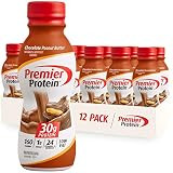 Premier Protein Shake, Chocolate Peanut Butter, 30g Protein, 1g Sugar, 24 Vitamins & Minerals, Nutri | Amazon (US)