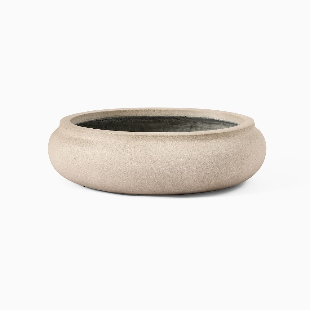 Ronan Ficonstone Indoor/Outdoor Bowl Planter | West Elm (US)