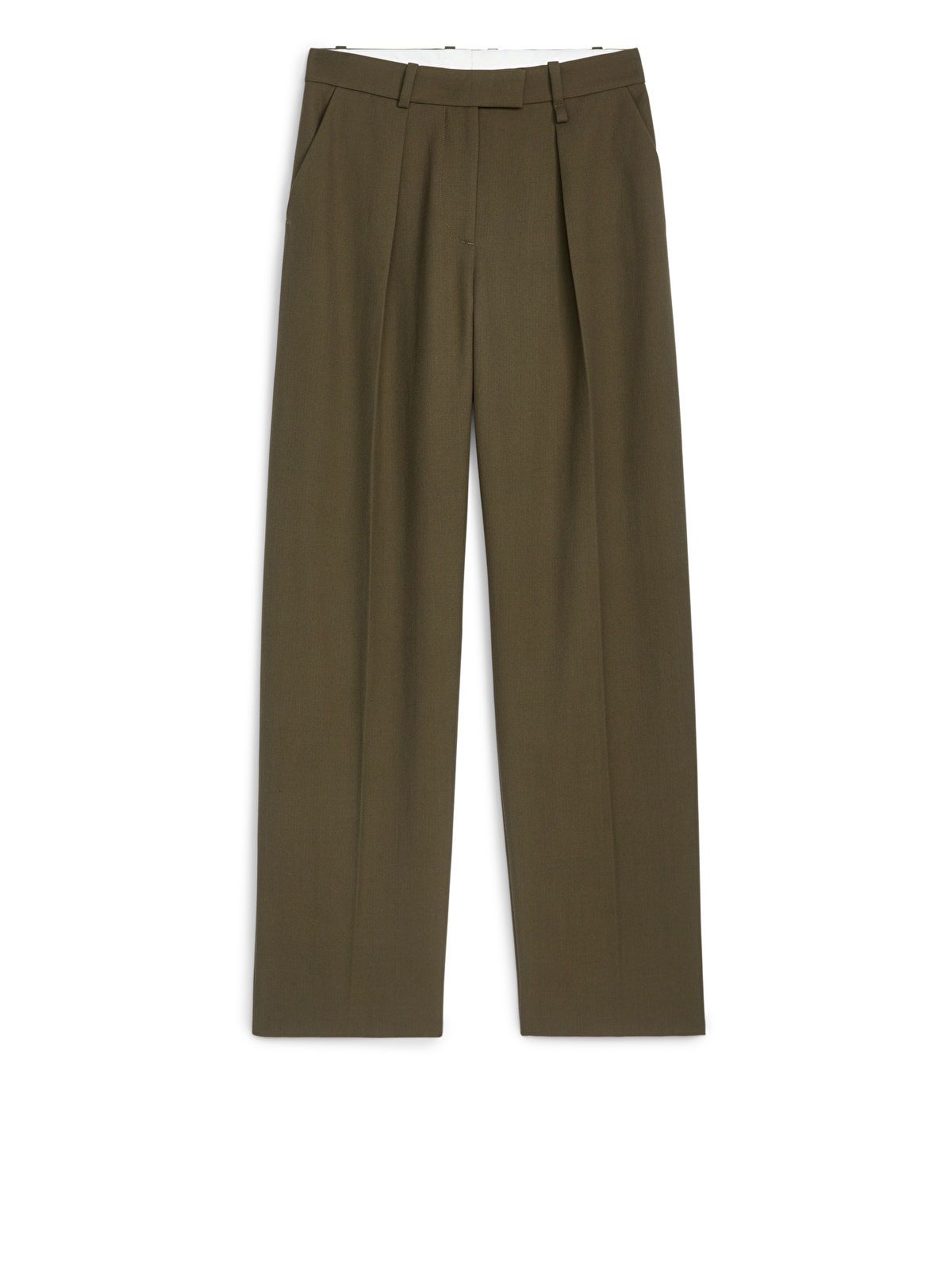 Pleated Twill Trousers | ARKET (US&UK)