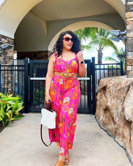 Love this jumpsuit perfect for travel of a day by the pool and under $15 #vacationstyle #midsizefashion #jumpsuit #summerfashion 

#LTKsalealert #LTKmidsize #LTKover40