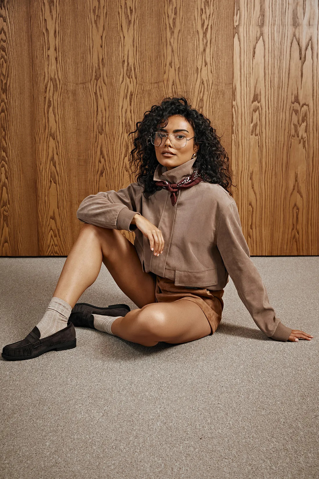 Suede Look Bomber Jacket | Boohoo.com (UK & IE)