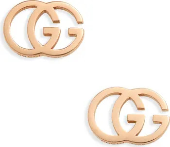 Gucci Running G 18K Gold Stud Earrings | Nordstrom | Nordstrom