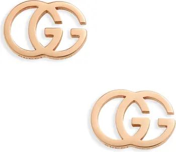 Gucci Running G 18K Gold Stud Earrings | Nordstrom | Nordstrom