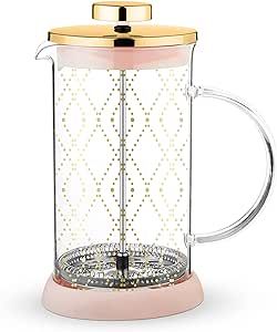 Pinky Up Riley Mini Souk Glass Press Pot Tea and Coffee Maker, Loose Leaf Tea Accessories, Hot or... | Amazon (US)