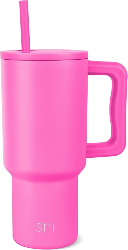 Simple Modern 30 oz Trek Tumbler with Handle and Straw Lid | Cup Holder Friendly Insulated Stainl... | Amazon (US)