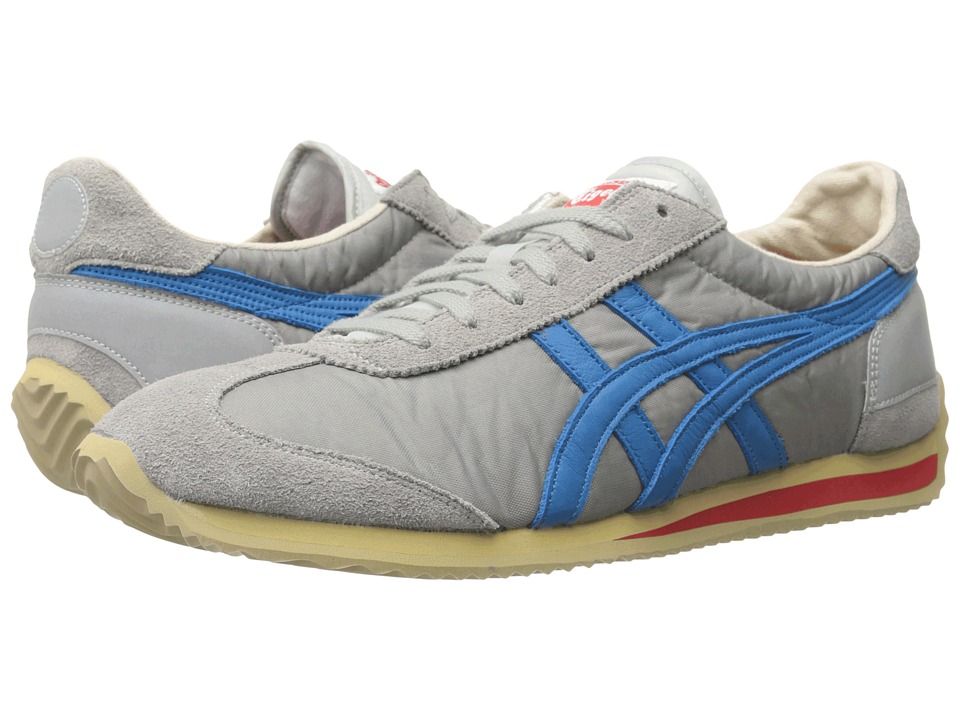 Onitsuka Tiger by Asics - California 78 Vintage (Soft Grey/Blue Aster) Classic Shoes | Zappos