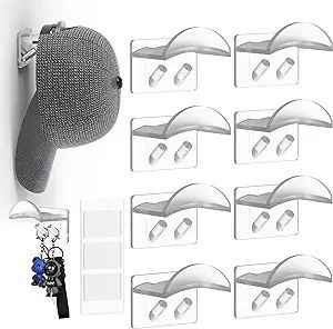 Heynew Adhesive Hat Hooks for Wall - Hat Rack for Baseball Caps，Cowboy Hat Hanger Cap Holder Or... | Amazon (US)
