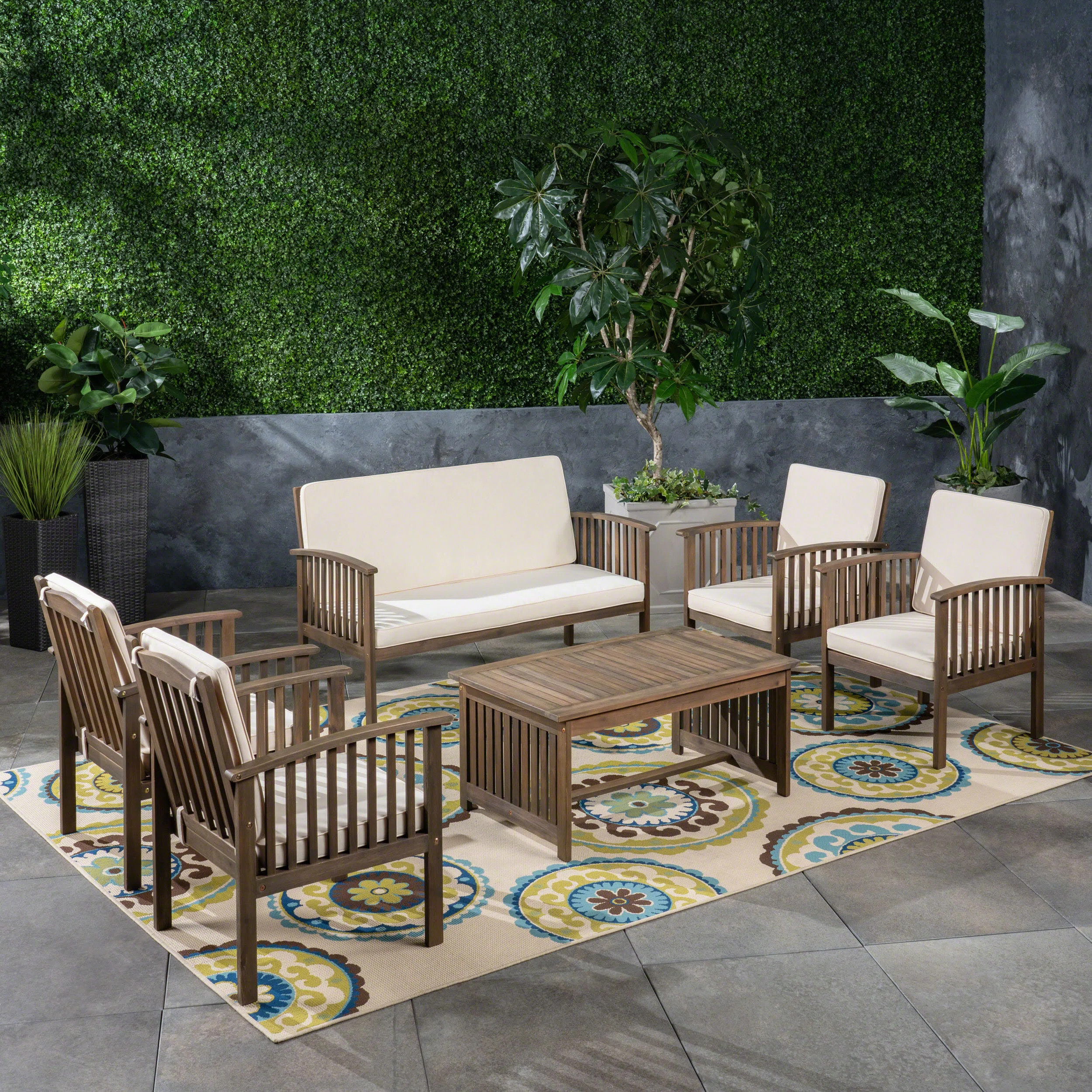 6 Piece Sofa Seating Group with Cushions | Wayfair North America