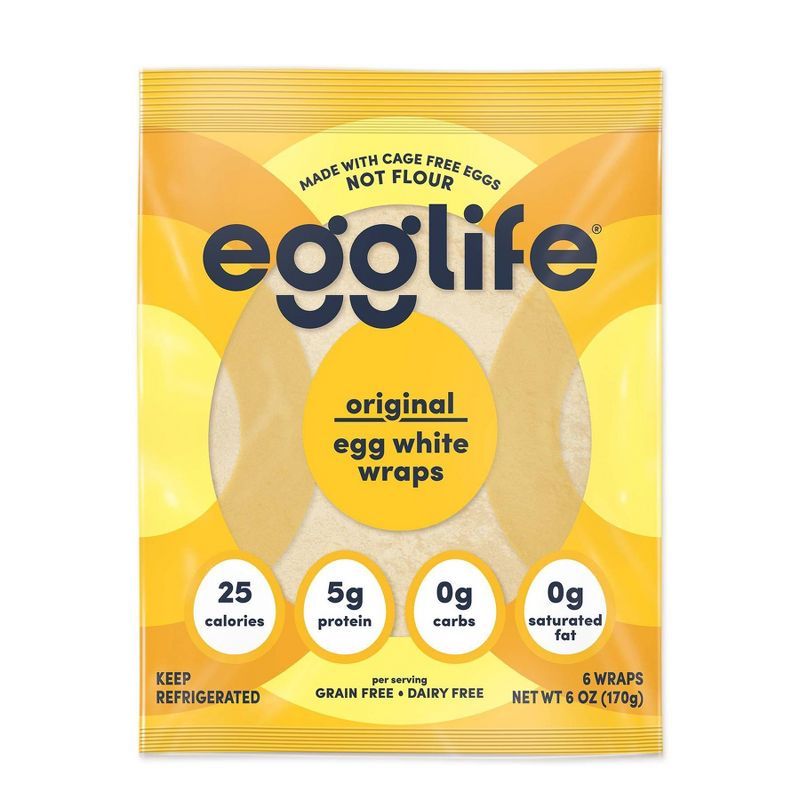 egglife Gluten Free Original Egg White Wraps - 6oz/6ct | Target