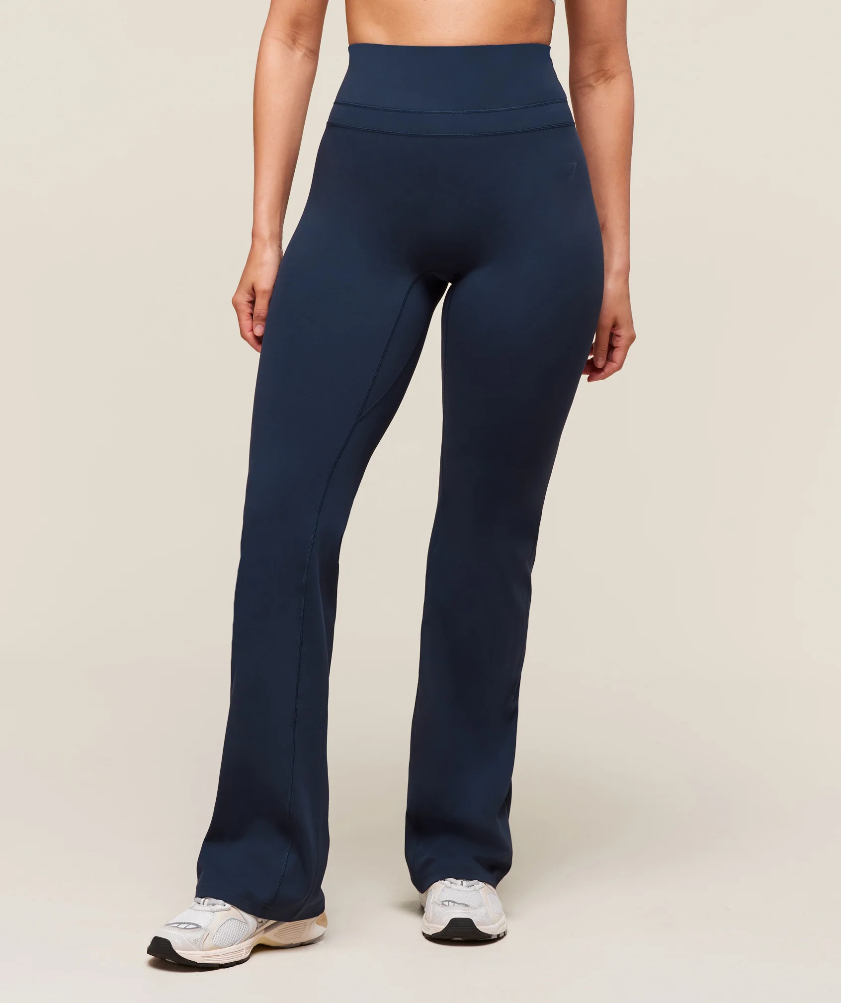 Gymshark Whitney Flared Leggings - Navy | Gymshark EU