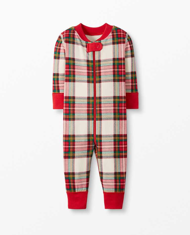 Holiday Print Baby Zip Sleeper | Hanna Andersson