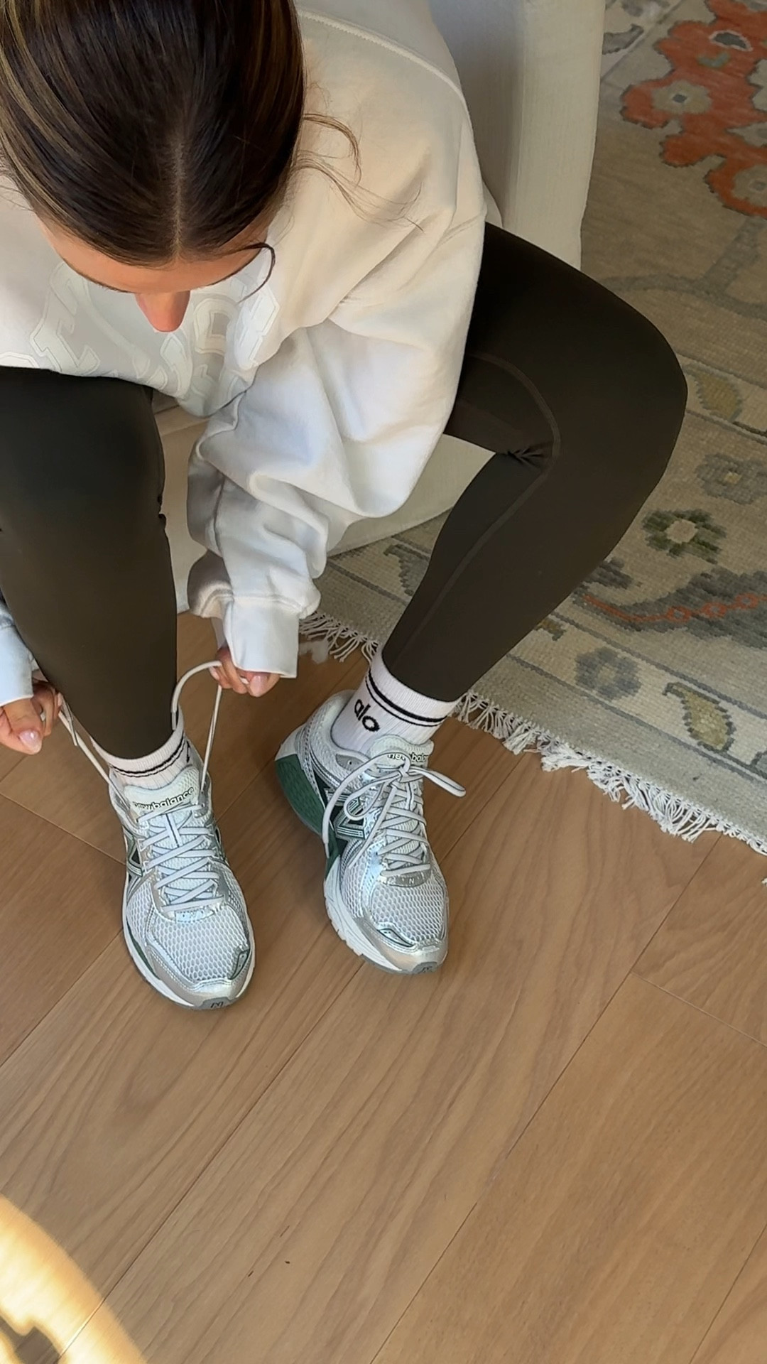 My shoes are linked! 