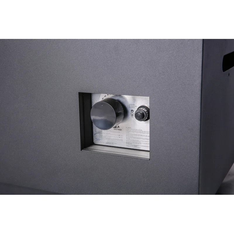 14.5'' H x 48'' W Iron Propane Outdoor Fire Pit Table | Wayfair North America