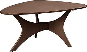 INK+IVY Blaze Triangle Wood Coffee Table Plywood with Wood Veneer Legs, Mid-Century Modern, Easy ... | Amazon (US)