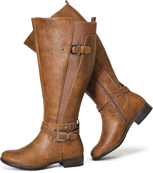 Women's Extra Wide Calf Knee High Boots. | Amazon (US)