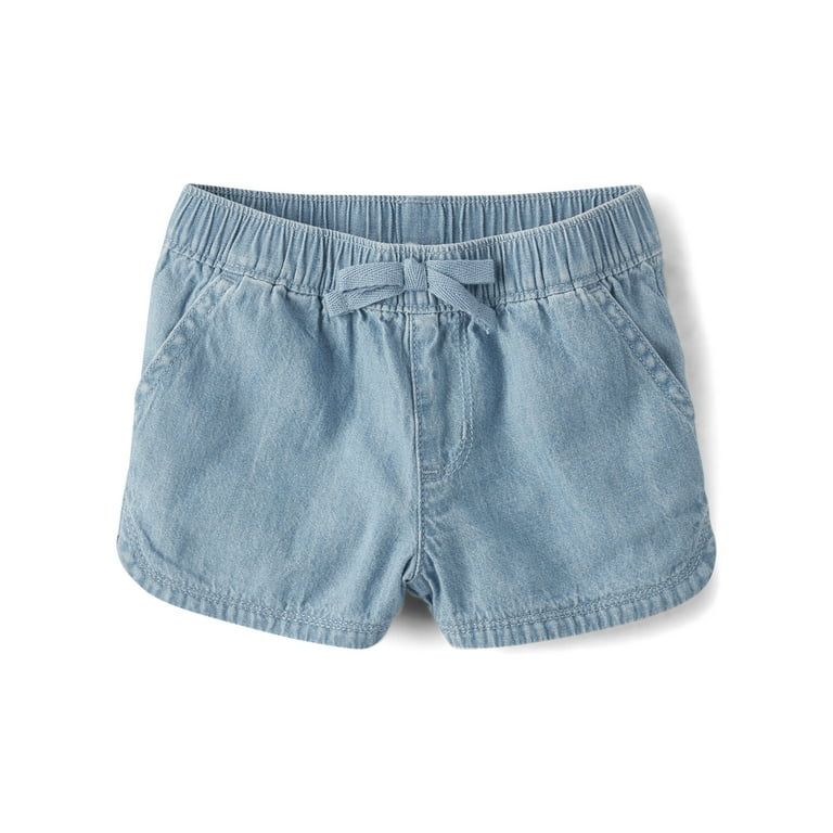 The Children's Place Toddler Girls Denim Pull On Shorts, Sizes 2T-5T | Walmart (US)