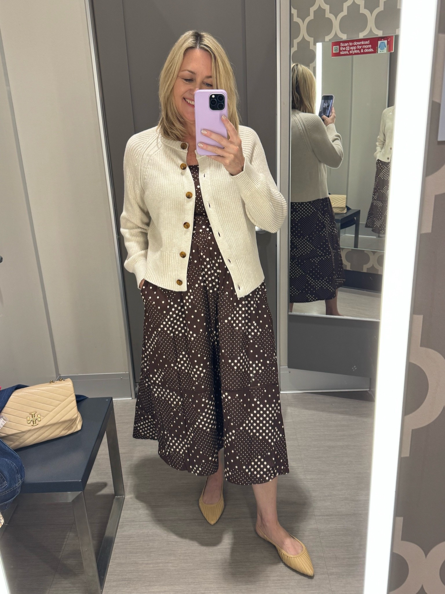 Cute midis dress and cardigan, early fall look

#LTKootd #LTKMidsize #LTKOver40