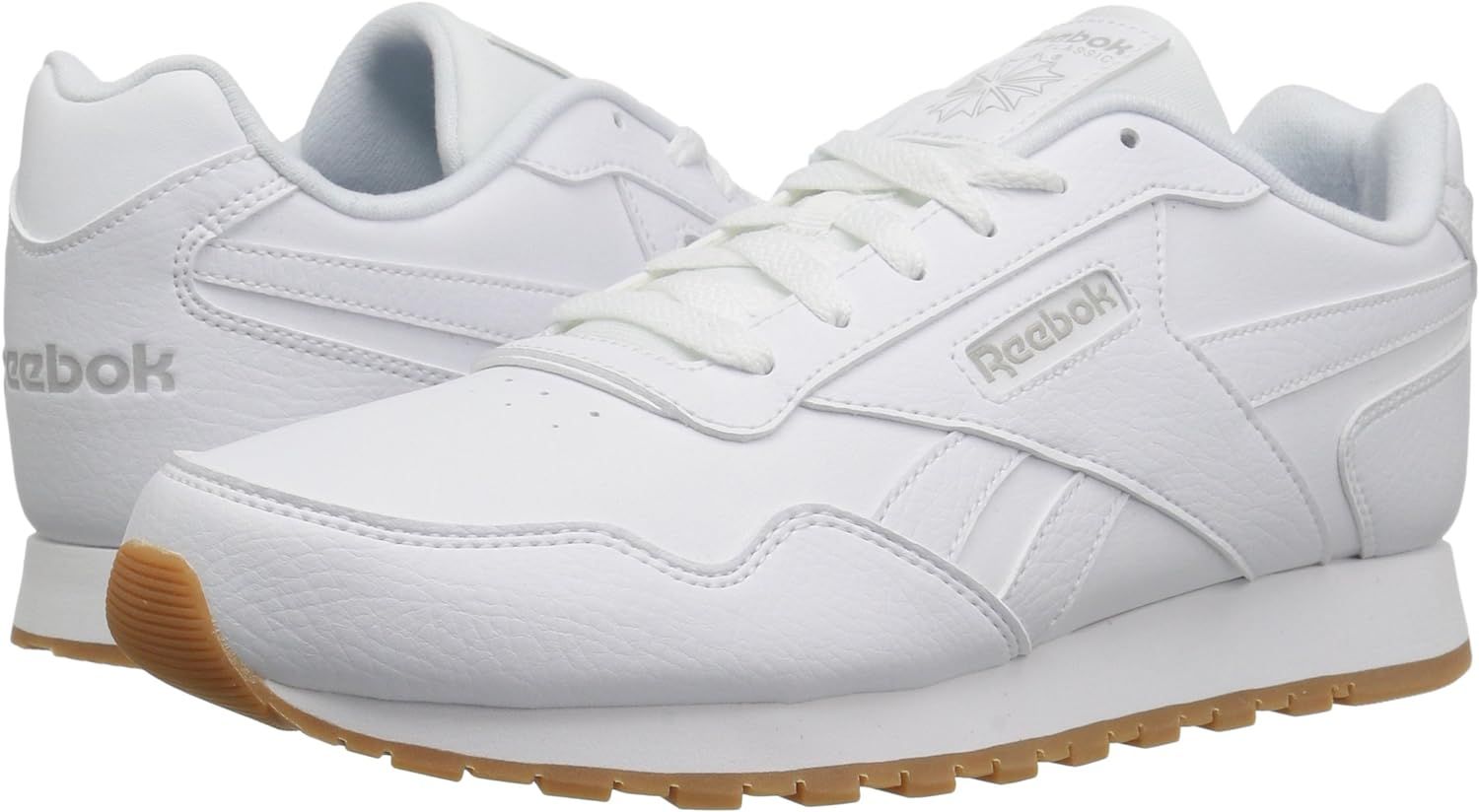 Amazon.com | Reebok Women Classic Harman Run Sneaker, White/Steel/Gum, 9 | Road Running | Amazon (US)