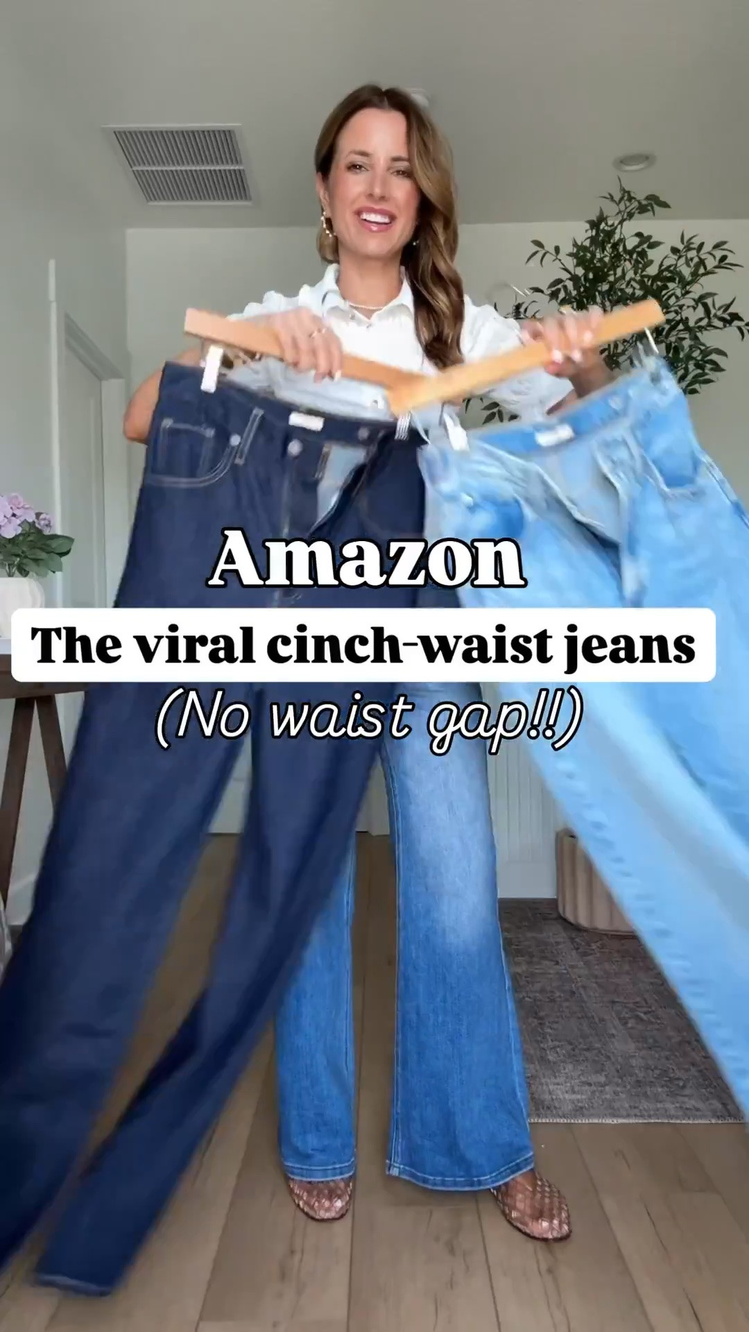 Amazon Levi waist jeans that eliminate the waist gap! Wearing sz 24 in color ‘invested indigo and ‘reign of the rinse’. Perfect for date night + the office + a concert, etc. runs a little long - I need a heel with these and I am 5’3. Date night outfit. Spring outfit. Summer outfit. Concert outfit. Elevated casual. Vacation outfit. Travel outfit.

#LTKootd #LTKWorkwear #LTKTravel