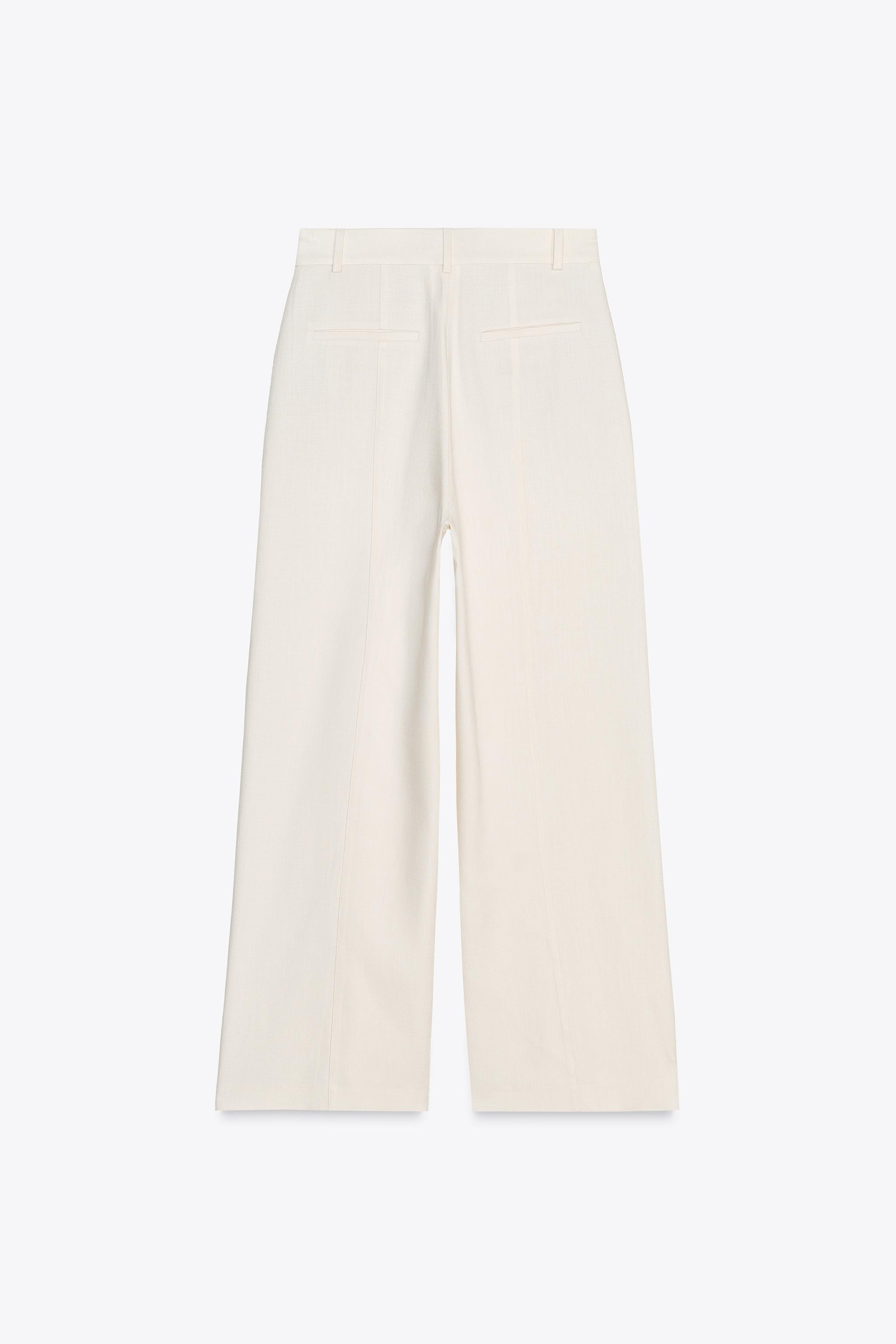 ZW COLLECTION WIDE-LEG TROUSERS | Zara UK