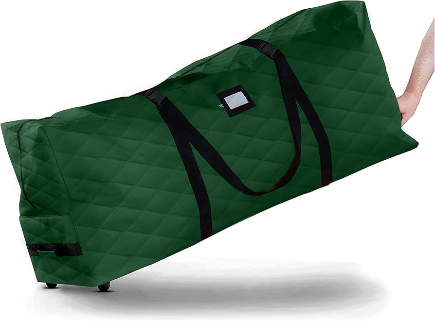 Zober Rolling Christmas Tree Storage Bag - Quilted Christmas Tree Storage Box for Disassembled Tr... | Amazon (US)
