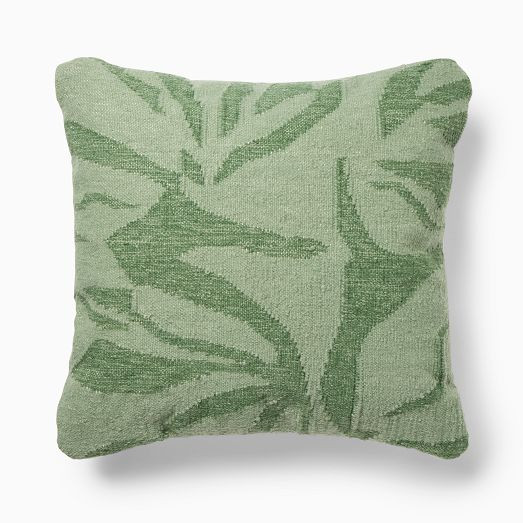 Outdoor Abstract Botanical Pillow | West Elm (US)