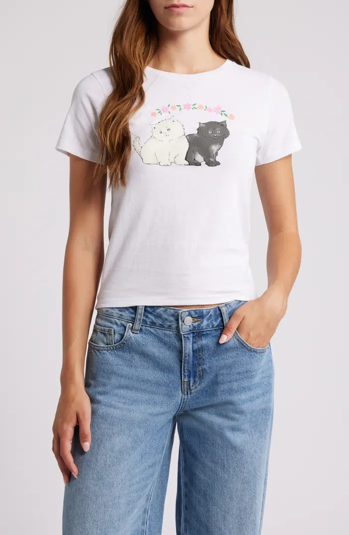 Kittens Cotton Graphic T-Shirt | Nordstrom