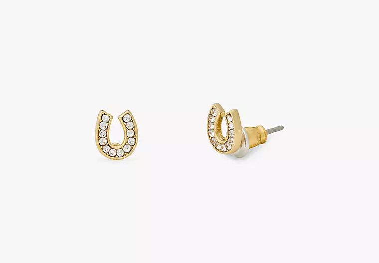 You're A Gem Horseshoe Studs | Kate Spade Outlet