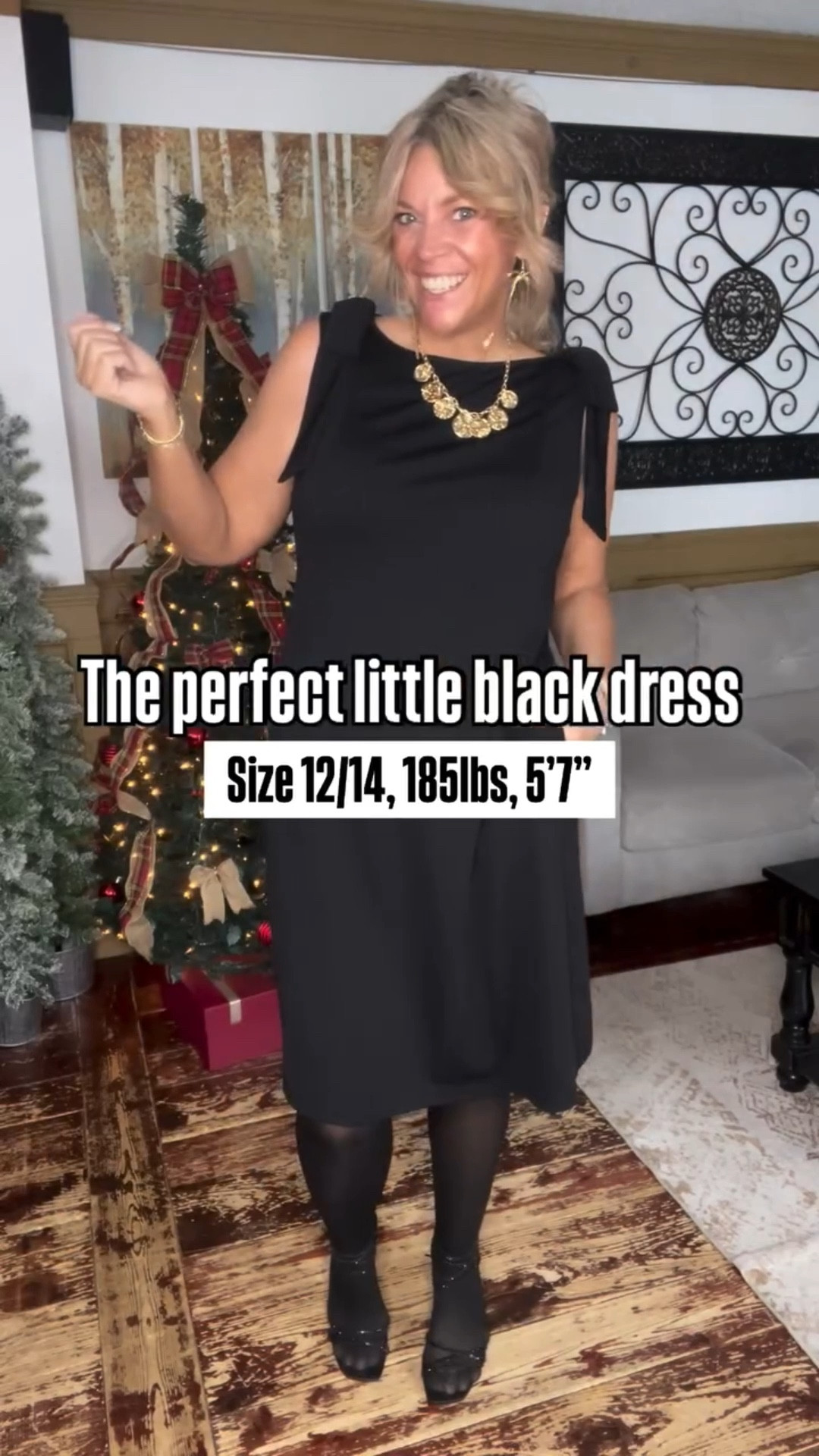 From desk to dance floor, this little black dress 👗 is the perfect addition to your wardrobe!  I’m 5’7” tall and a size 12/14 and the 13 in this dress 👗 fits me perfectly. #littleblackdress #weartoworkstyle #specialeventdress

#LTKMidsize #LTKFindsUnder50 #LTKWorkwear