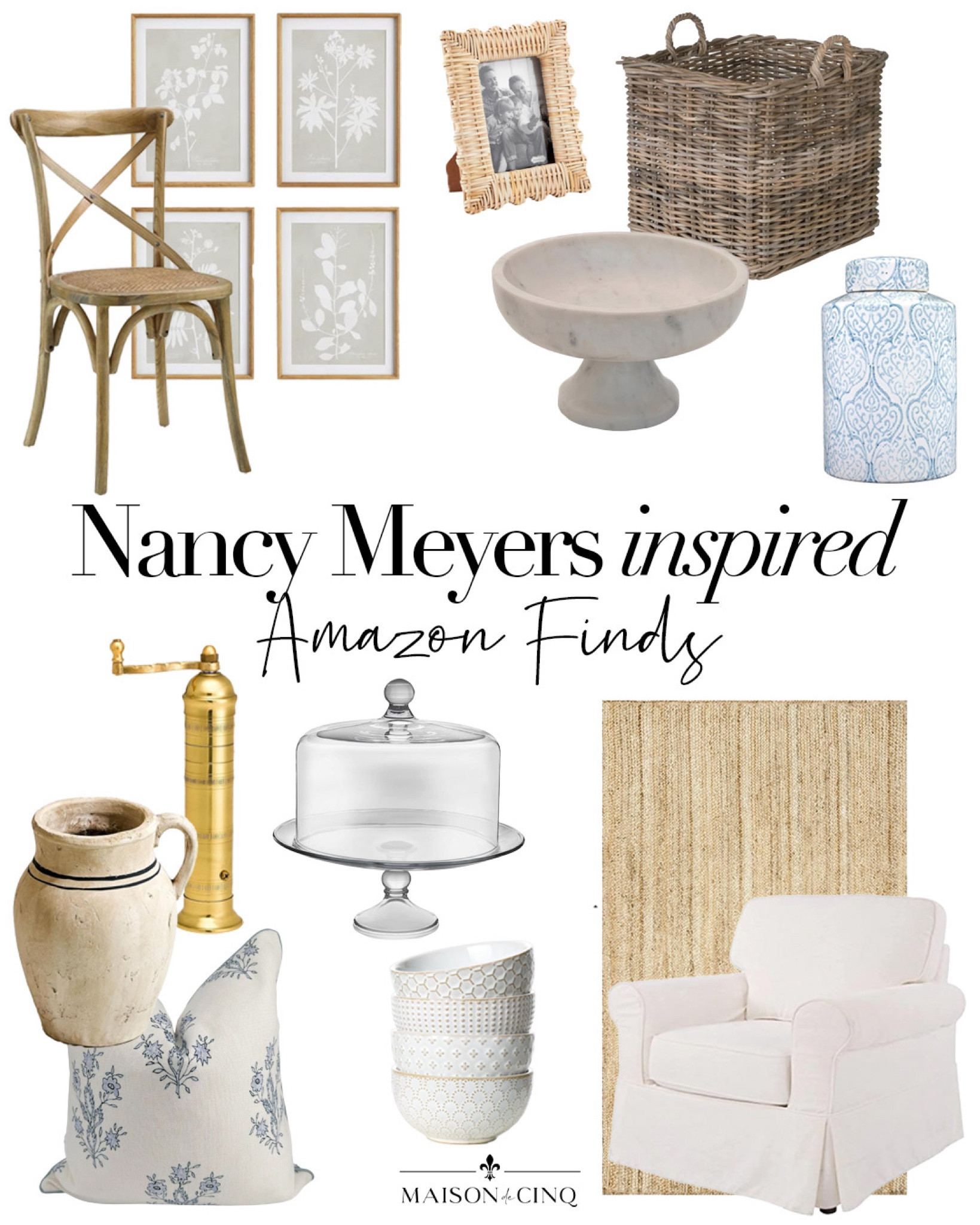 Nancy Meyers style - and it’s all at Amazon!!😍

#homedecor #summerdecor #arearug #tabletop #kitchendecor #diningchair #artwork #walldecor #throwpillow Amazon finds 


#LTKFindsUnder100 #LTKFindsUnder50 #LTKHome