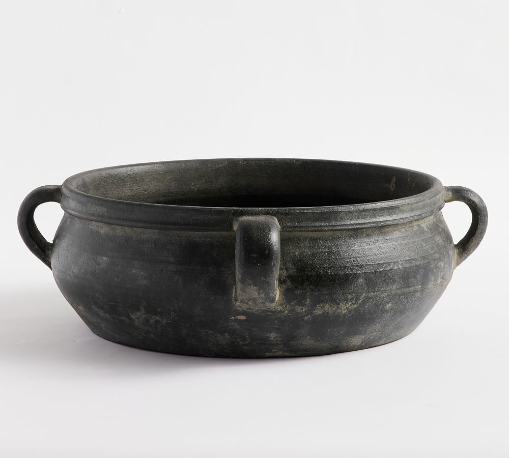 Joshua Bowl, Large, Black | Pottery Barn (US)
