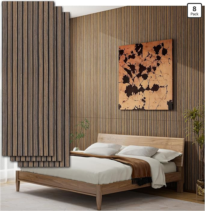 3D Wall Panels Peel and Stick Acoustic Wall Panels Wood Panels for Wall | Amazon (US)