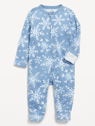 2-Way-Zip Sleep & Play Footed One-Piece for Baby | Old Navy (US)