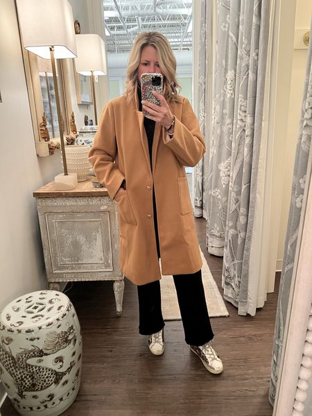 Women's Notched Lapel Wool Coats Mid Long Button Pea Coats Warm Thicken Trench 

Wool blend long sleeve buttoned long coat peacoat for women with hand pockets,suitable for casual wear,work,business meeting,coffee shop,weekend,

#LTKSeasonal #LTKCyberWeek #LTKstyletip