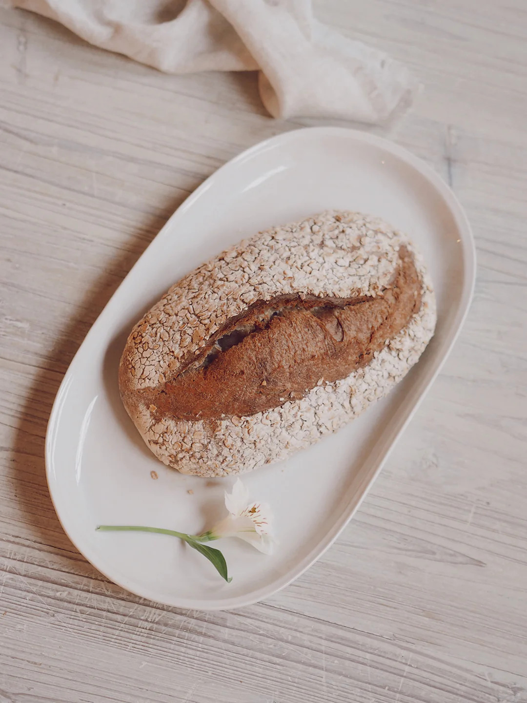 Milla White Oval Platter | The Cross Decor & Design
