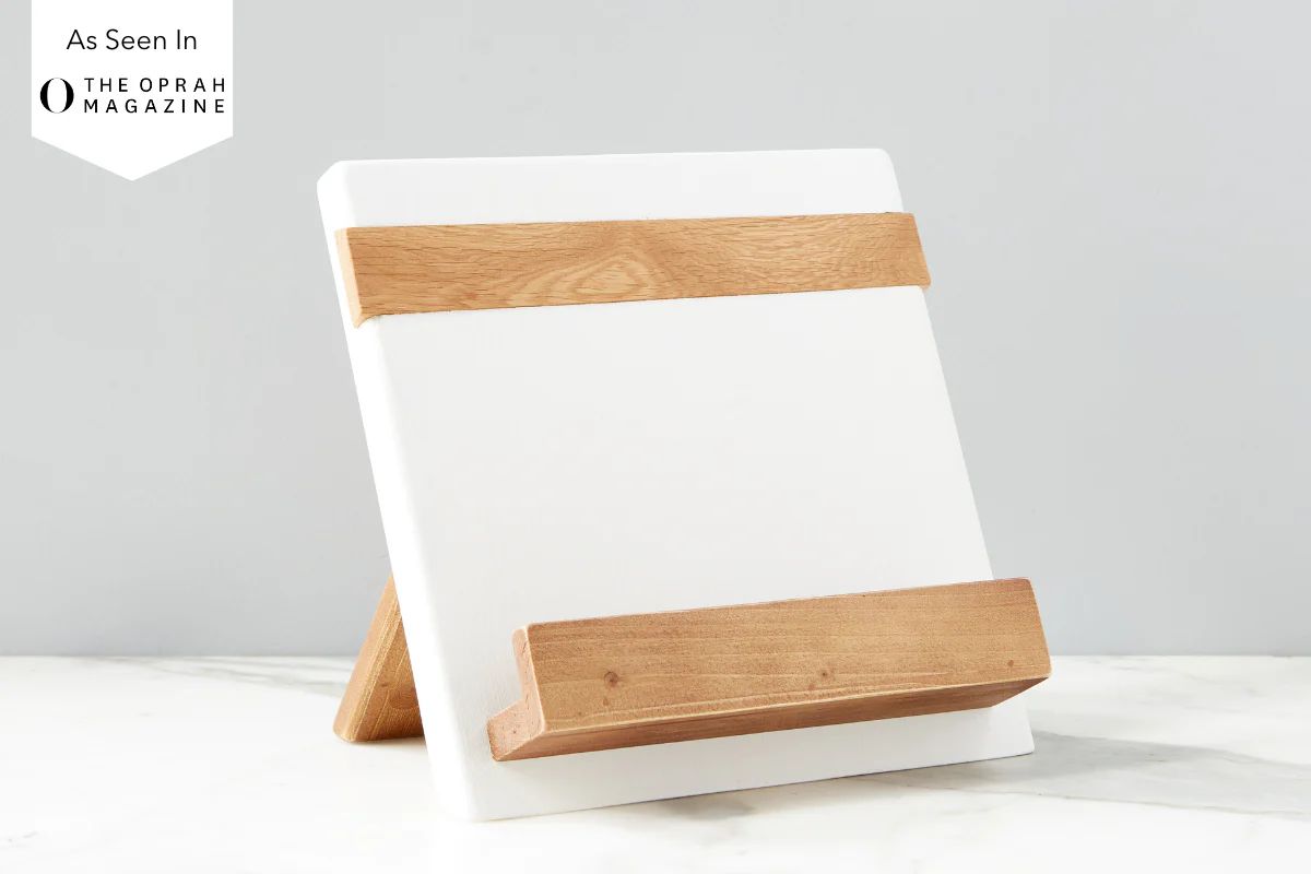 White Mod iPad / Cookbook Holder | etúHOME