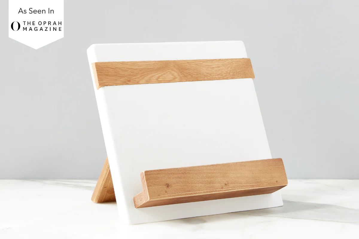 White Mod iPad / Cookbook Holder | etúHOME